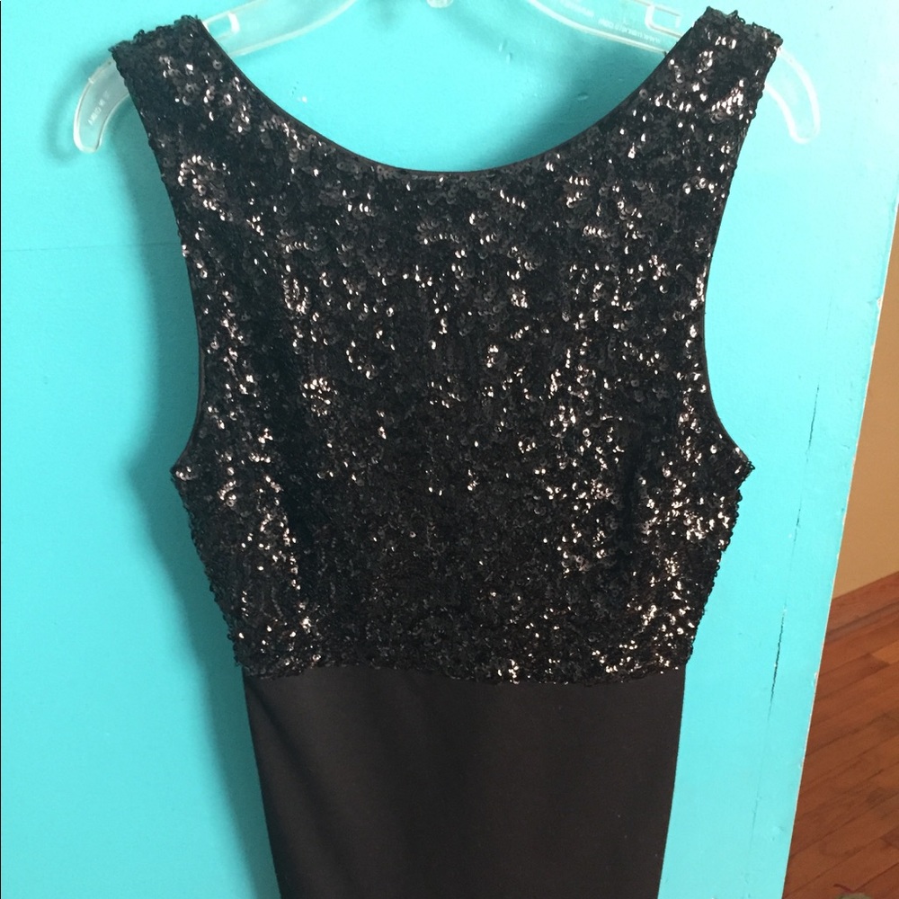Forever 21 black sequin dress